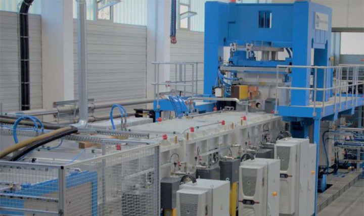 Production Line for Hot Pressing of Large Area Ceramic Components